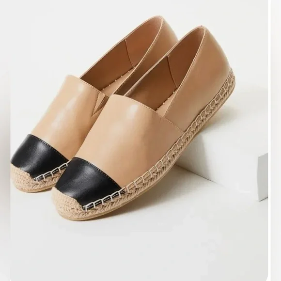 Sam Edelman Krissy two tone, cap toe leather Espadrilles for women. size 8.5 - Picture 1 of 5